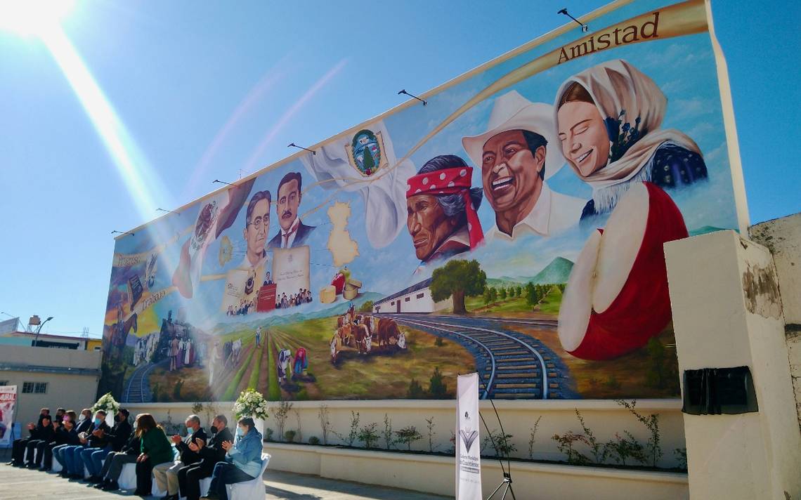 Inauguran Mural Avance Histórico De Cuauhtémoc Chihuahua Revelación Placa Aniversario Xxvii